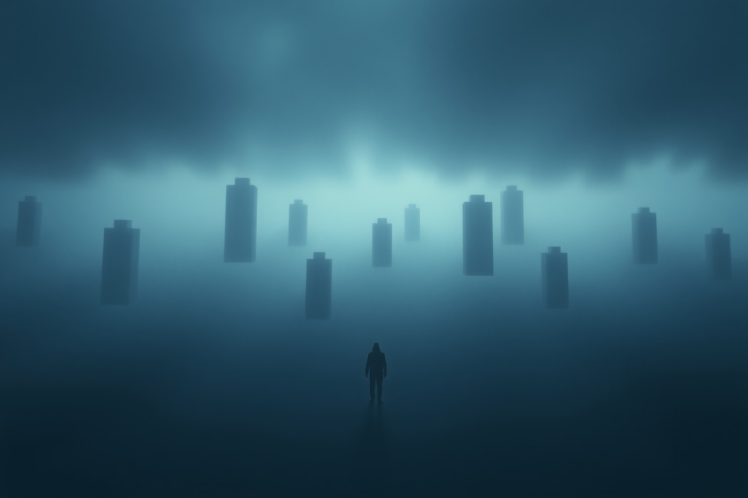 Sognare un distretto desolato riflette solitudine emotiva e isolamento profondo.