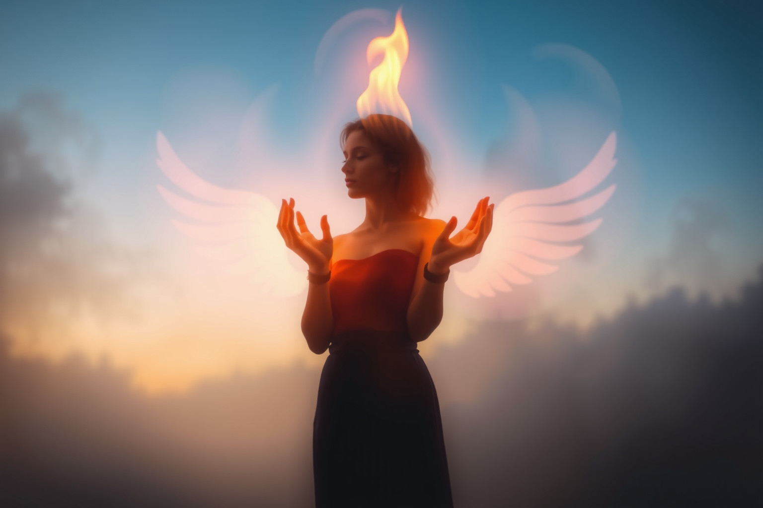 Sognare un fuoco fatuo protegge, guida spirituale e sicurezza interiore.