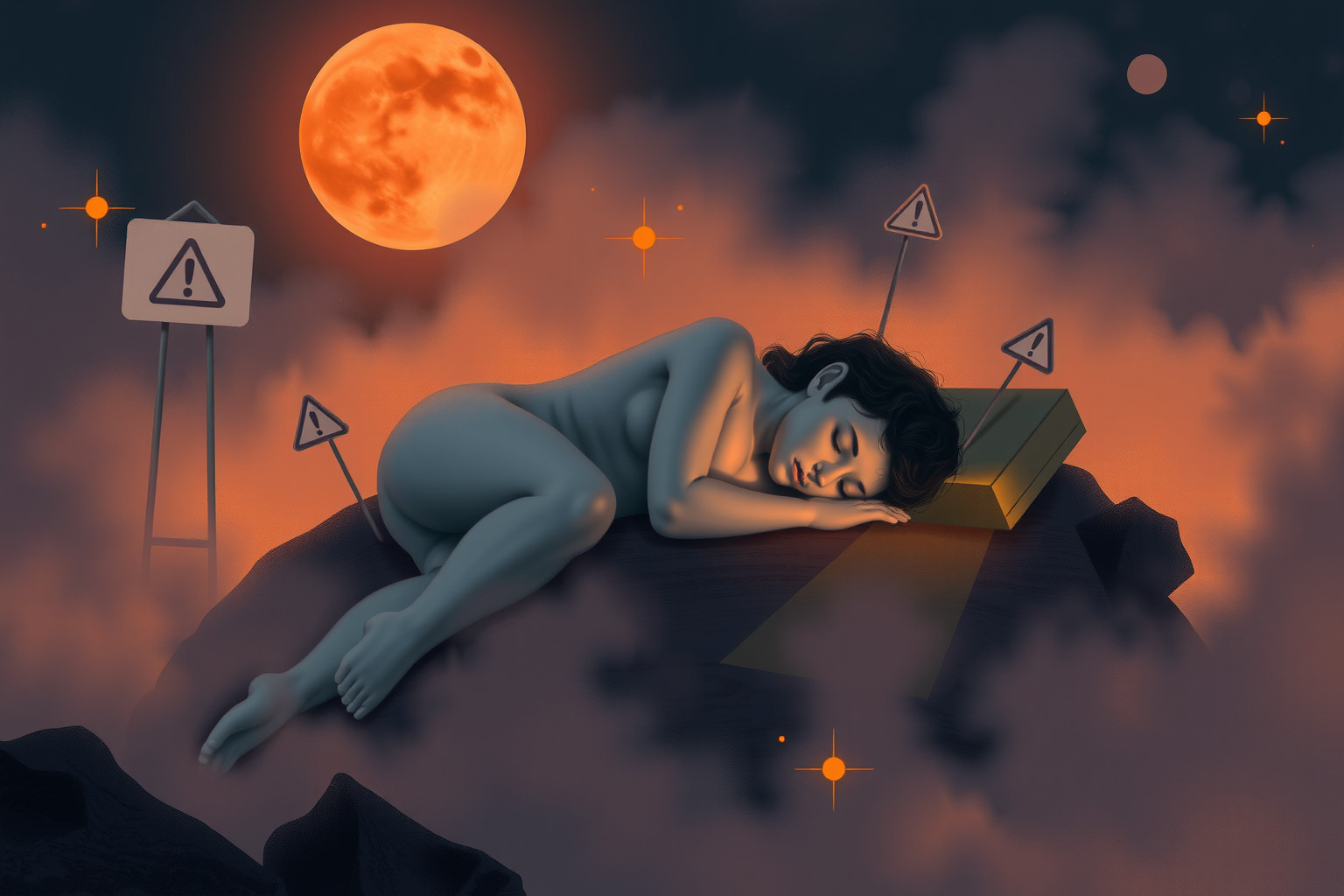 Sognare un guardarnotte addormentato può indicare vulnerabilità imminente.