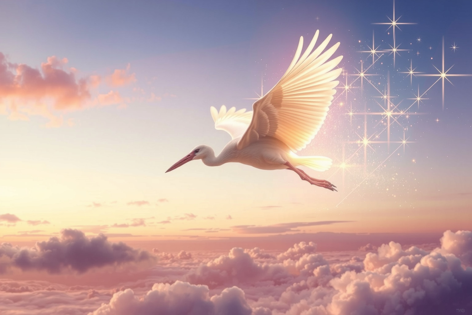 Sognare un ibis volante simboleggia aspirazioni che sfidano i limiti.