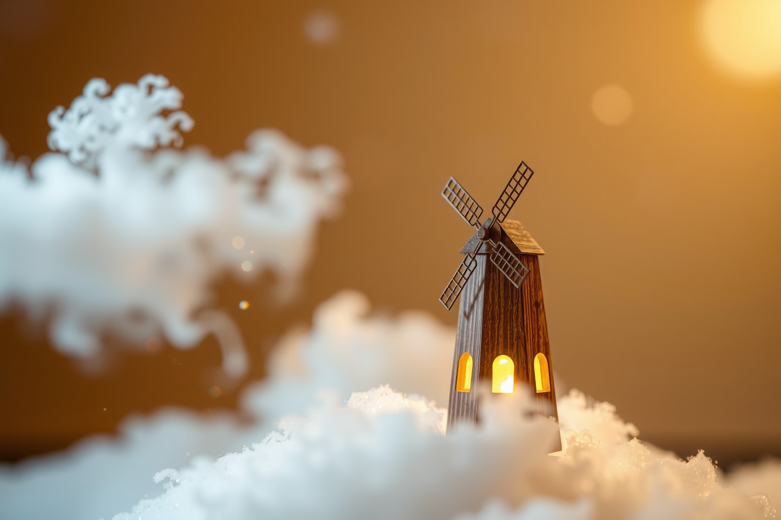 Sognare un mulinello a vento in miniatura simboleggia piccoli cambiamenti interiori.