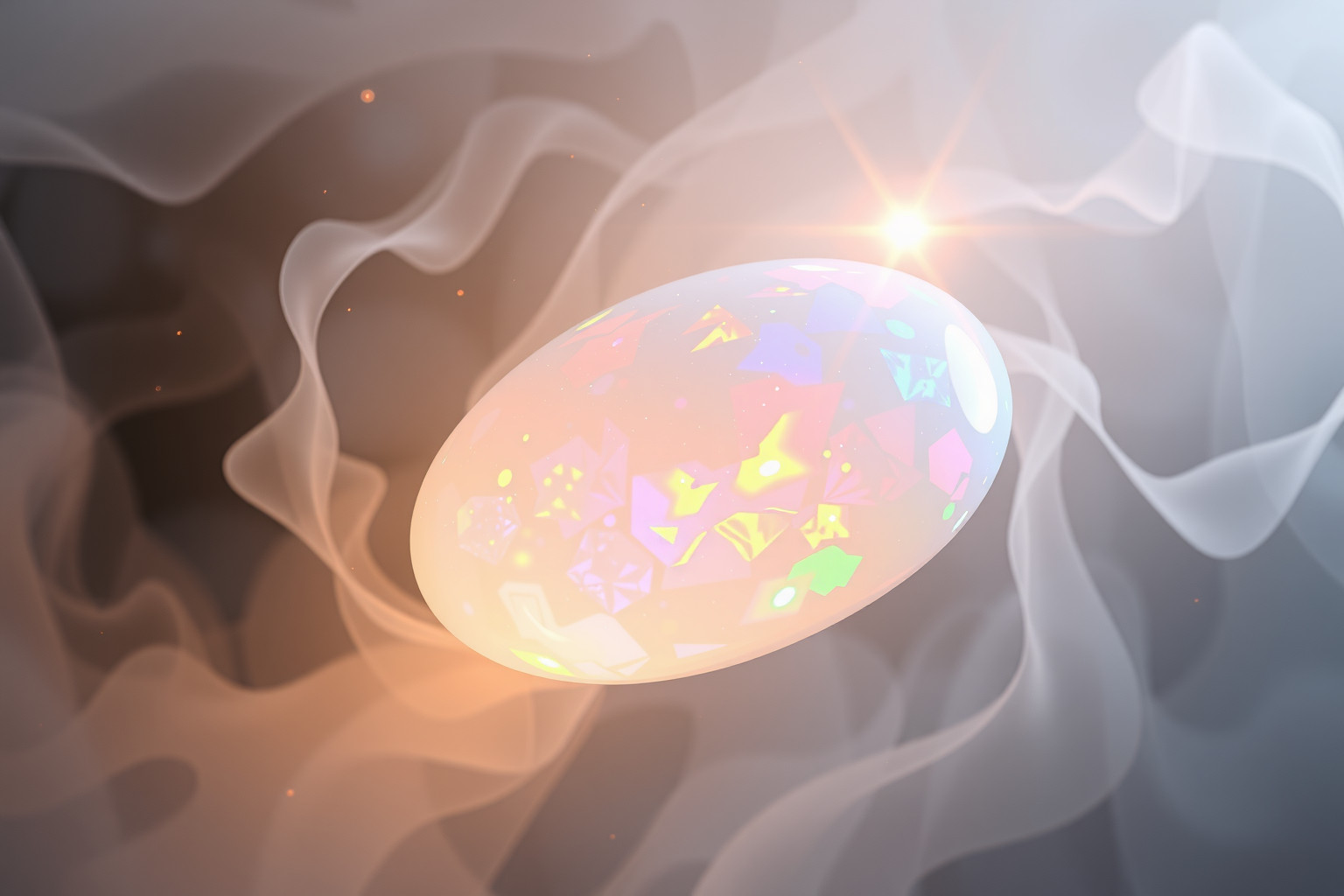Sognare un opale luminoso simboleggia intuizione e protezione spirituale.