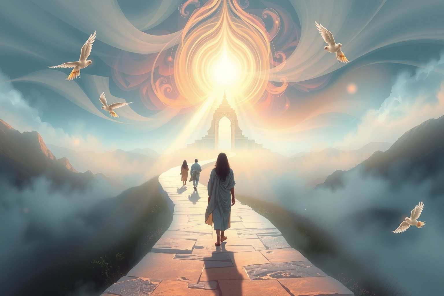 Sognare un pellegrinaggio simboleggia ricerca spirituale e trasformazione interiore.