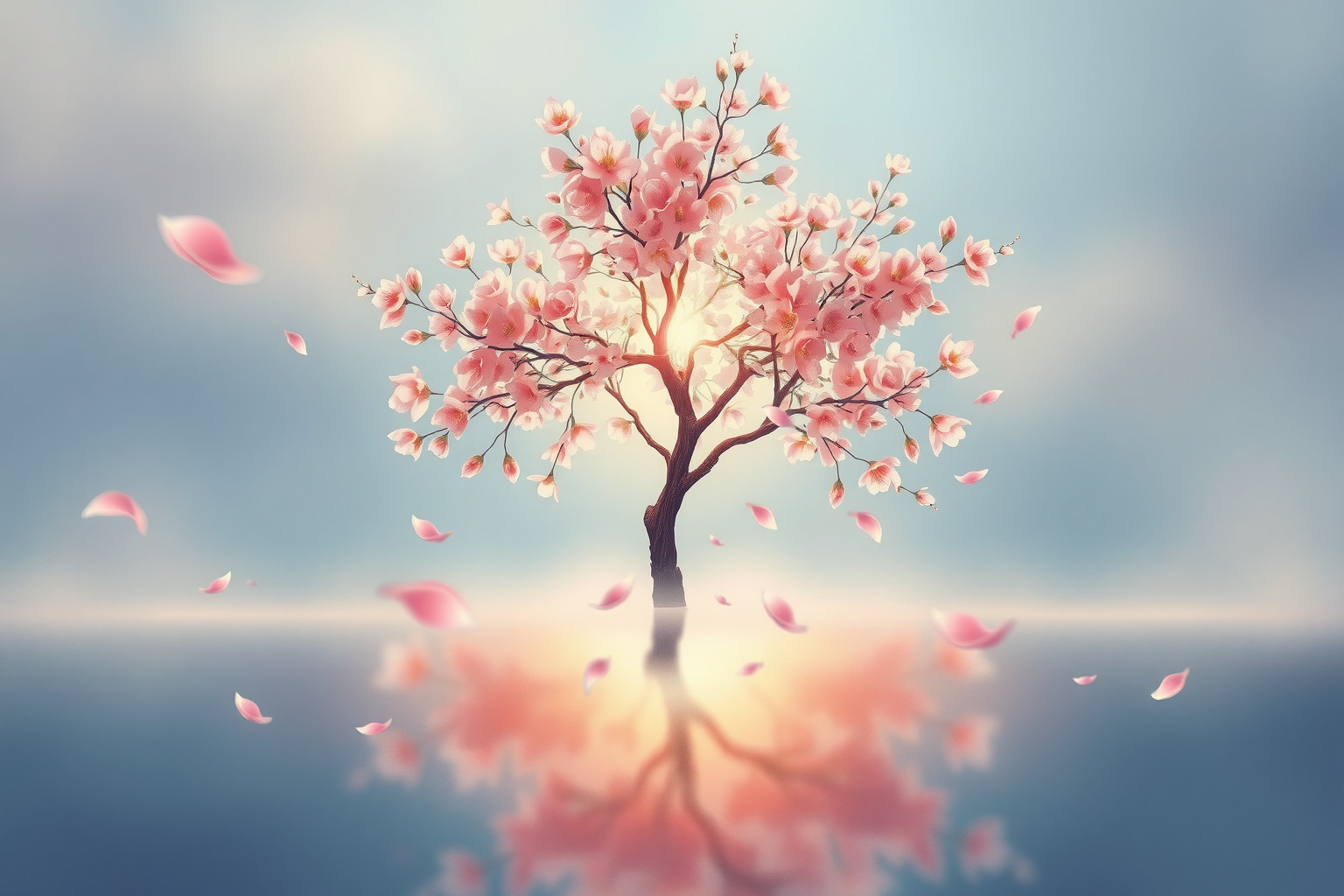 Sognare un pesco in fiore simboleggia rinascita e prosperità imminente.