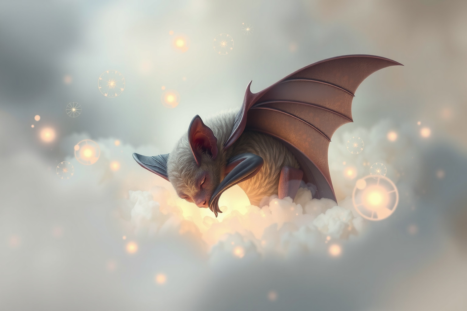 Sognare un pipistrello dormiente rivela talenti nascosti e riflessione.