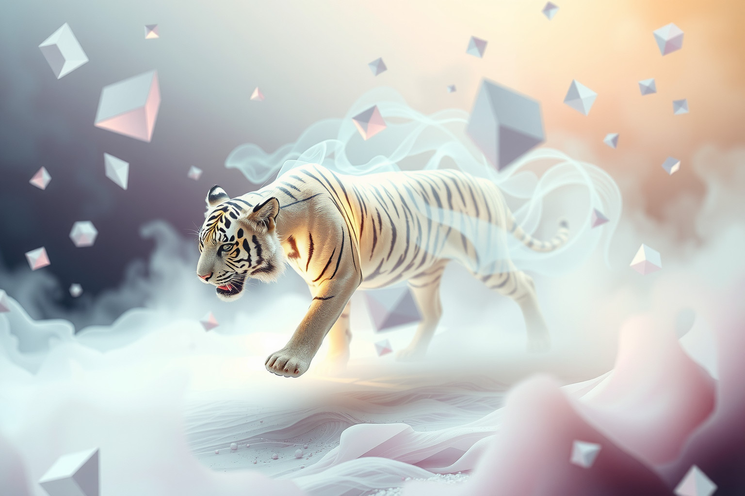 Sognare una tigre insolita simboleggia sfide e adattamento improvviso.