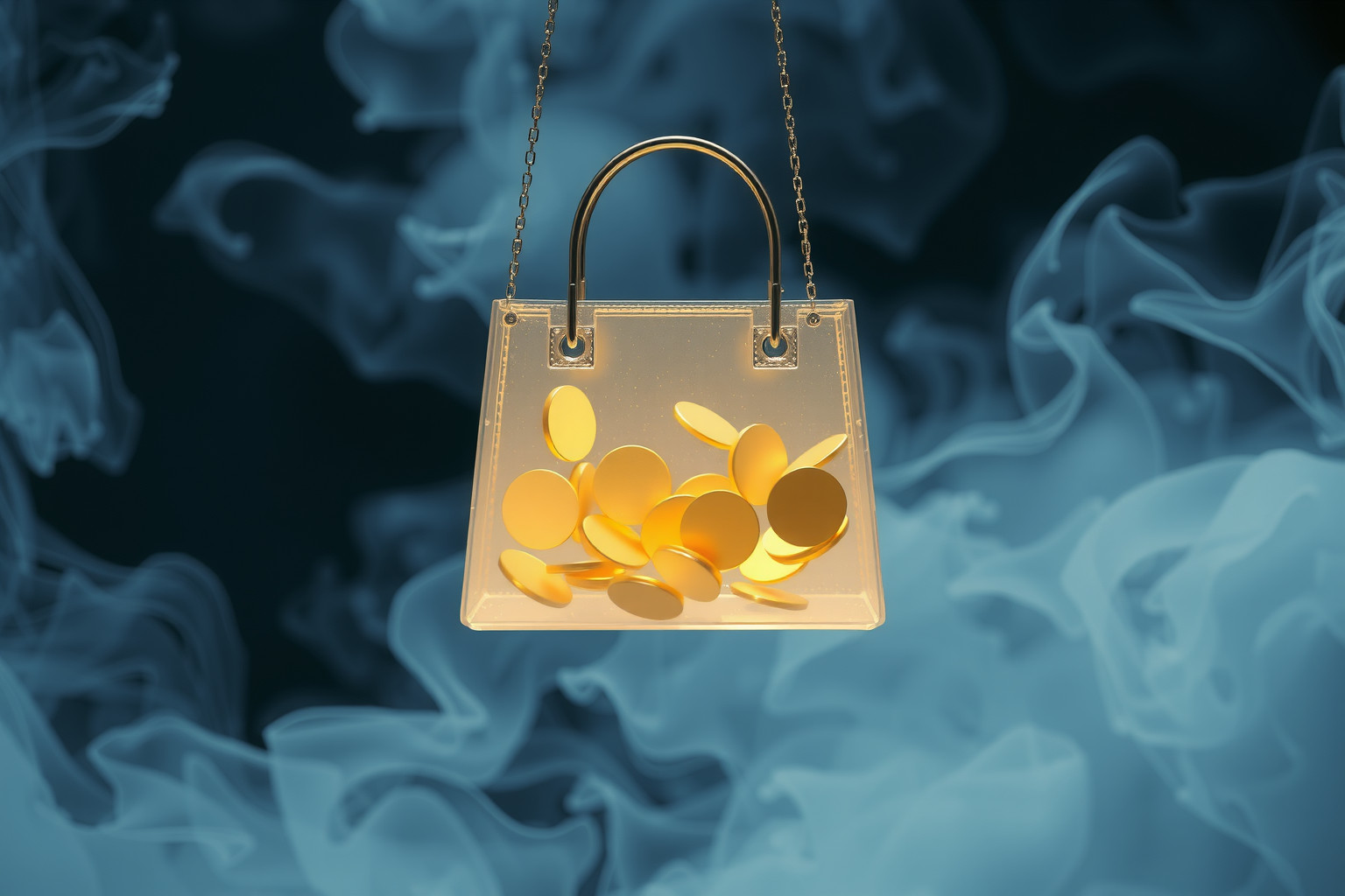 Sognare una borsa piena di soldi simboleggia ricchezza e opportunità.