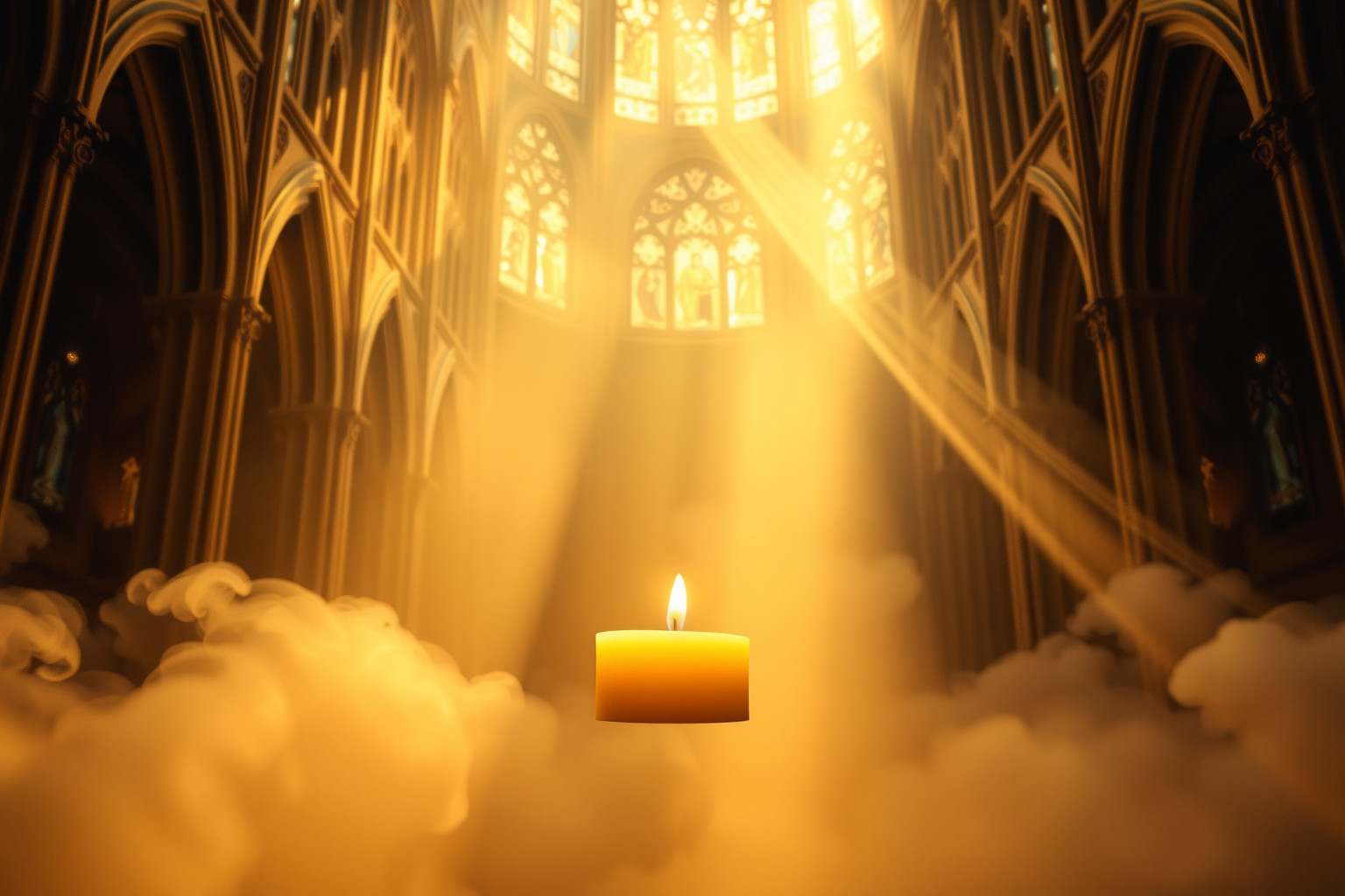Sognare una candela di sego in chiesa simboleggia fede profonda.