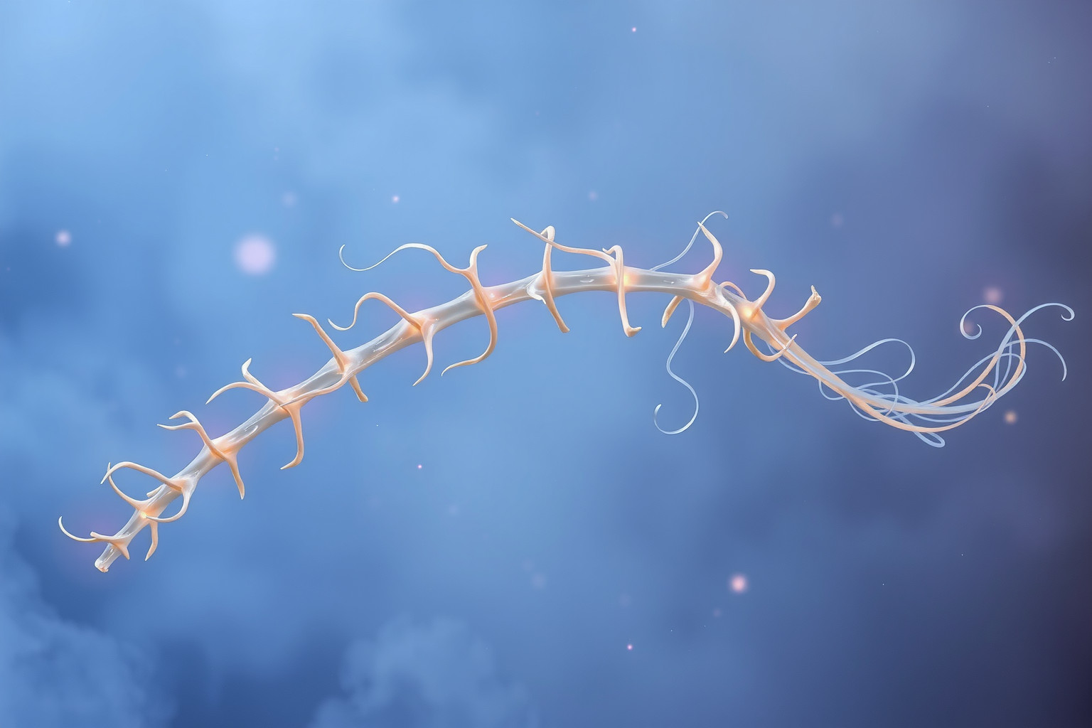 Sognare una colonna vertebrale animale simboleggia forza e adattabilità.