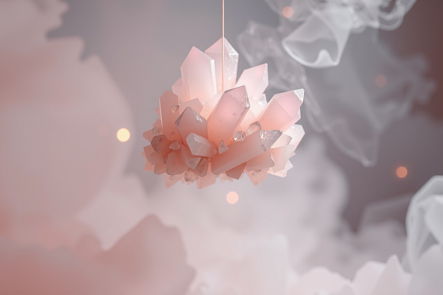 Sognare una drusa di quarzo rosa simboleggia amore e guarigione interiore.