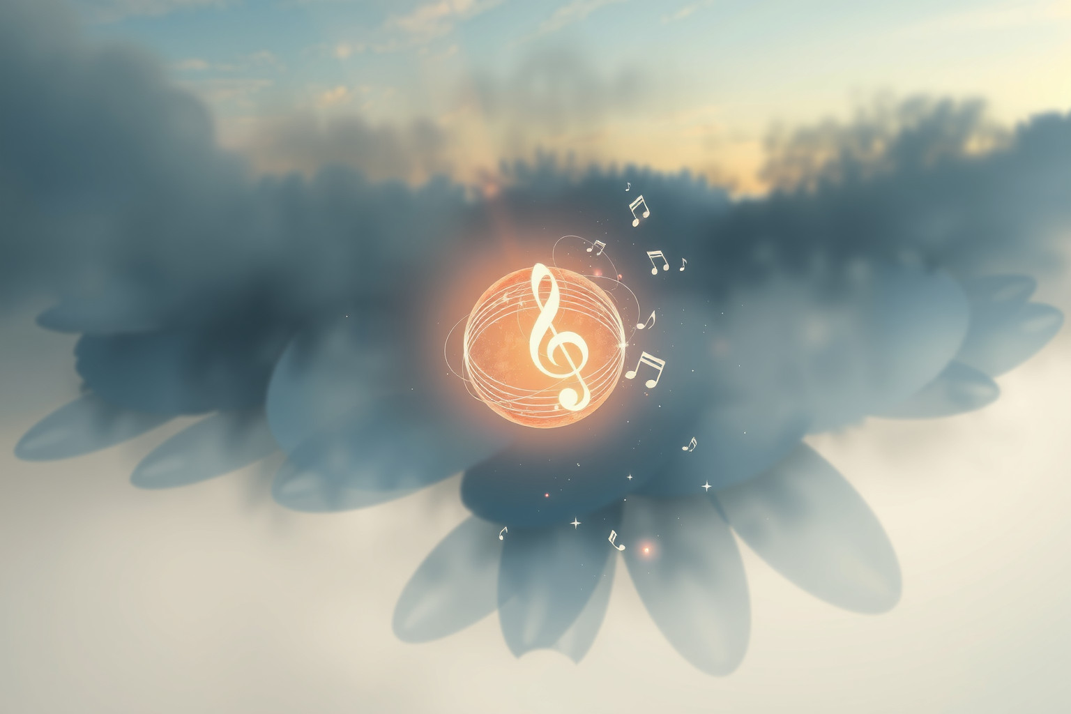 Sognare melodie sconosciute simboleggia guida spirituale e intuizione.