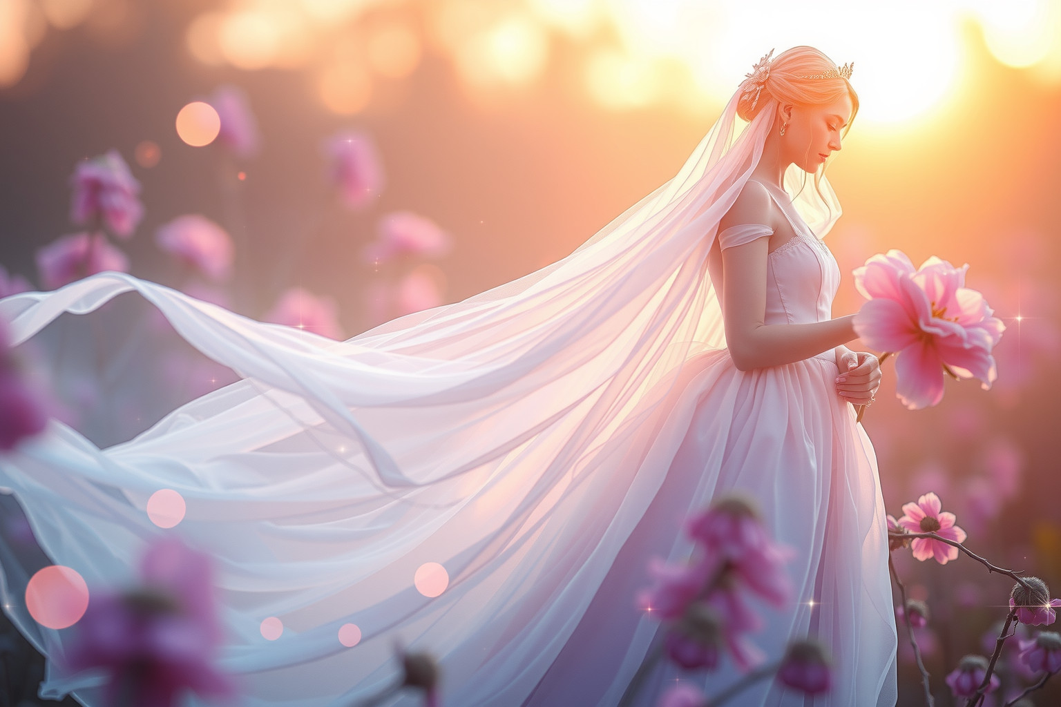 Sognare una principessa che si sposa simboleggia nuovi inizi importanti.