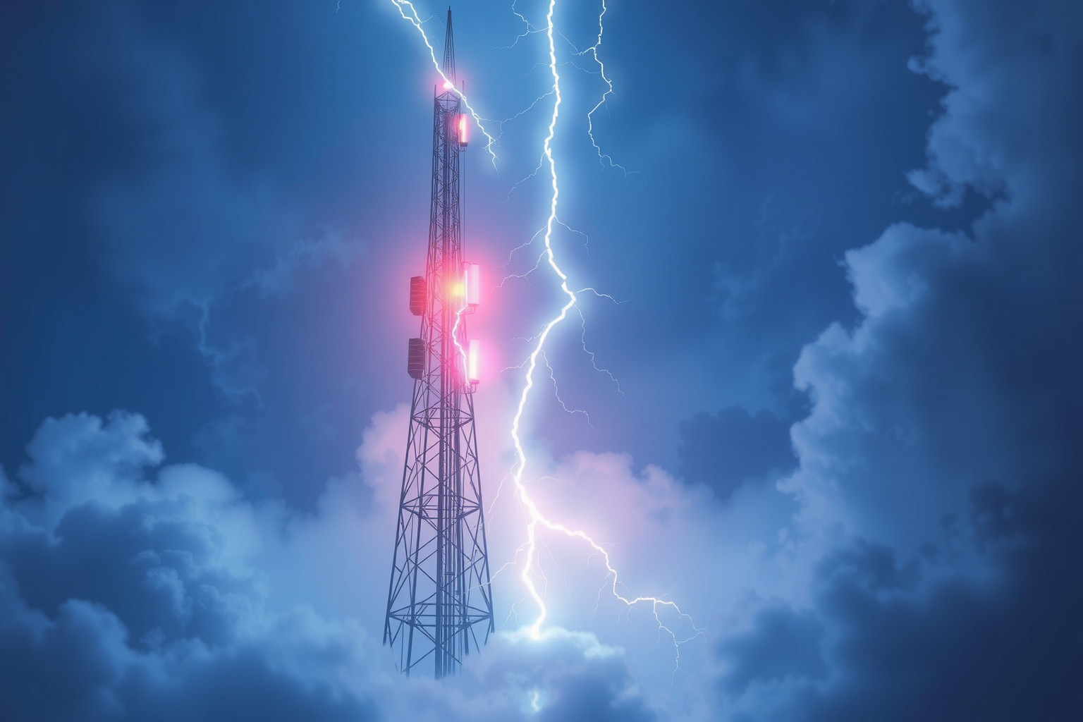 Sognare fulmine su torre indica improvvisi cambiamenti comunicativi e tensioni.