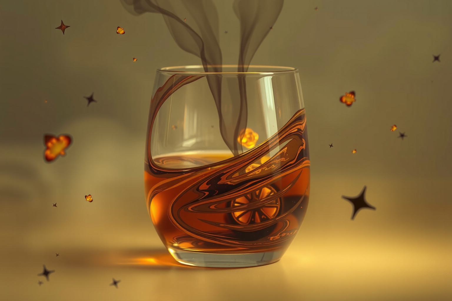 Sognare whisky in bicchiere sporco simboleggia impurità e influenze negative.