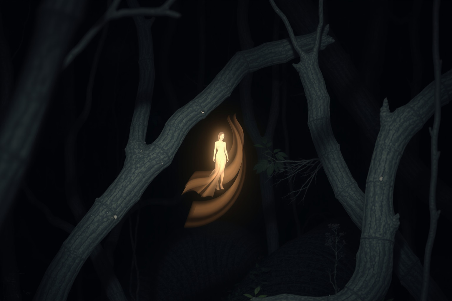 Sognare Zaccaria nel bosco oscuro simboleggia guida spirituale nascosta.