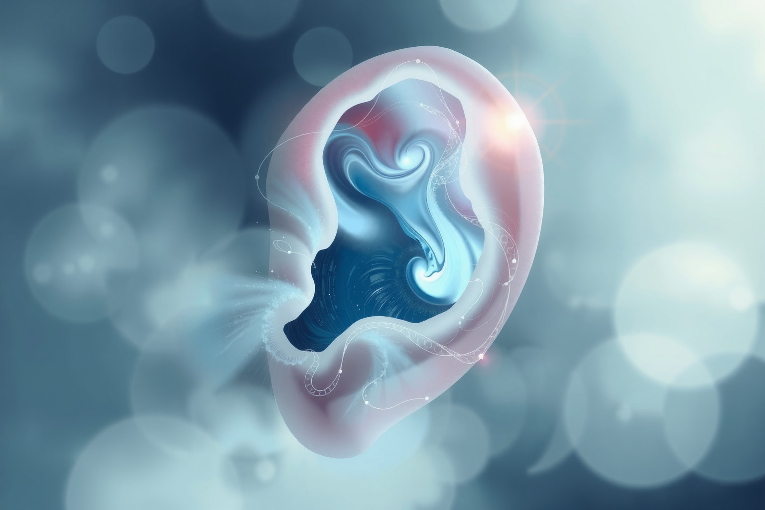 Sognare acqua nel timpano simboleggia emozioni represse o dolore interiore.