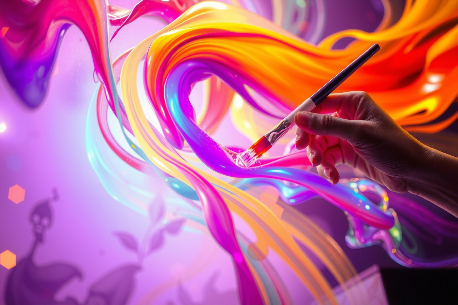 Sognare colori vivaci simboleggia creatività e gioia interiore.