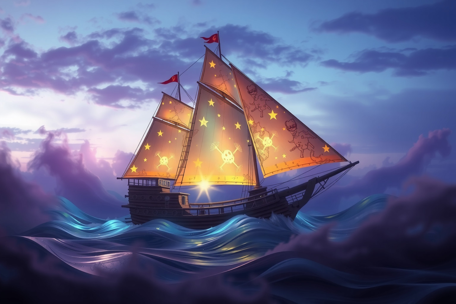 Le navi pirata simboleggiano libertà, rischio e avventure senza confini.