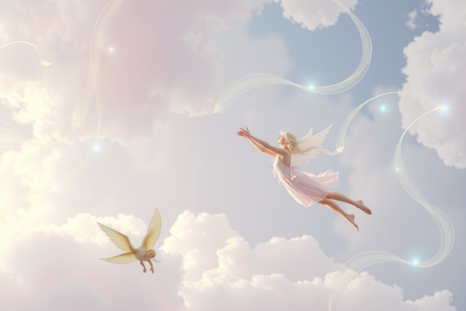 Volare indica il profondo desiderio di unire cuori lontani.