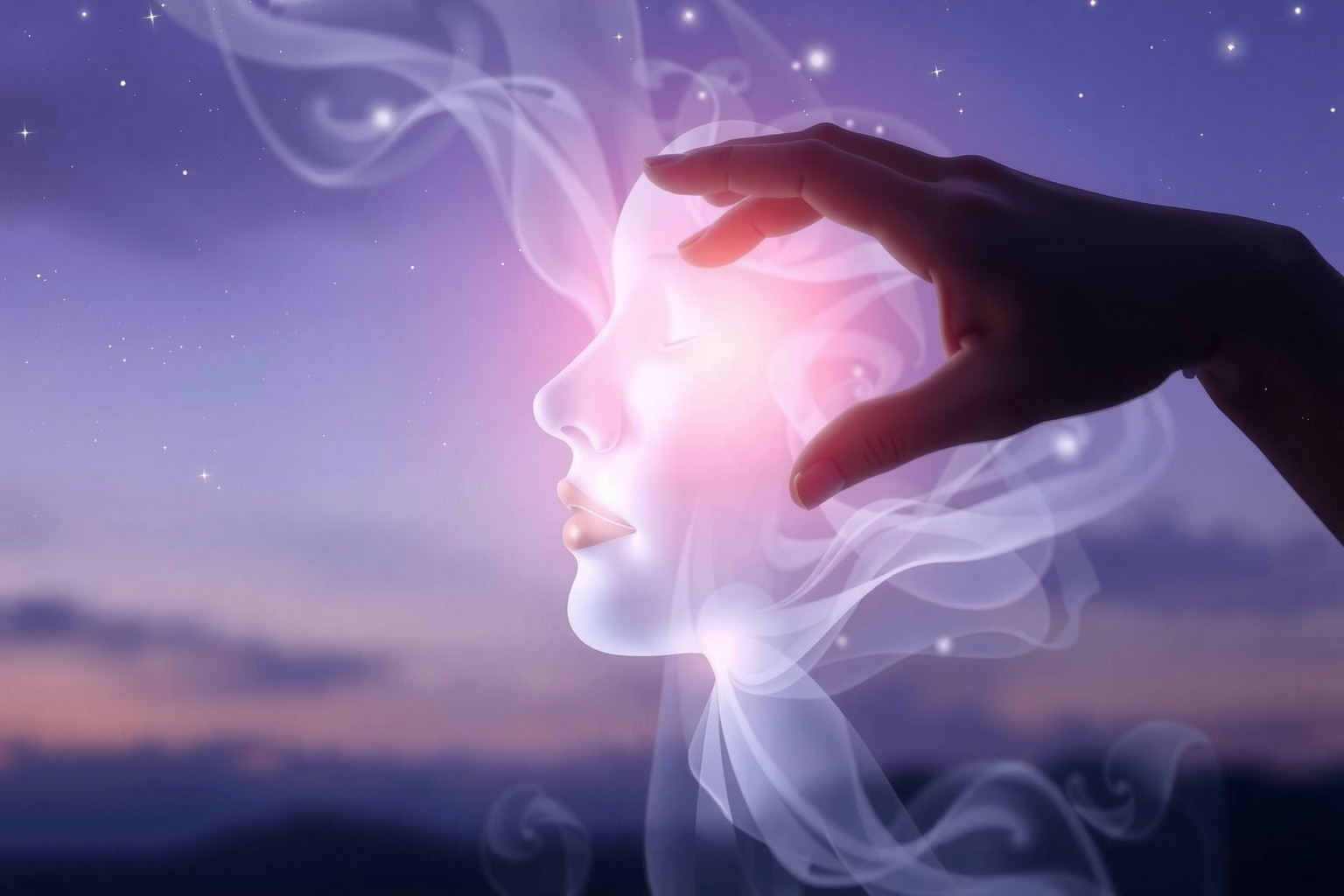 Accarezzare il viso nei sogni simboleggia amore e intimità profonda.
