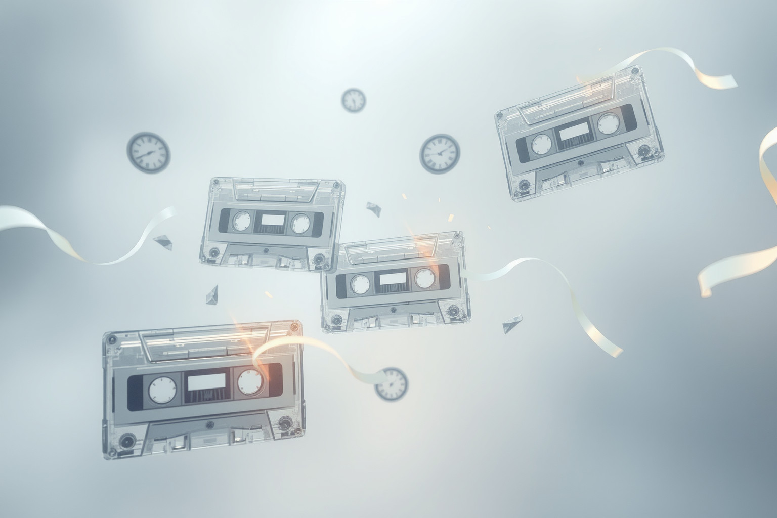 Cinque sogni rivelano emozioni nascoste attraverso il registratore cassette.