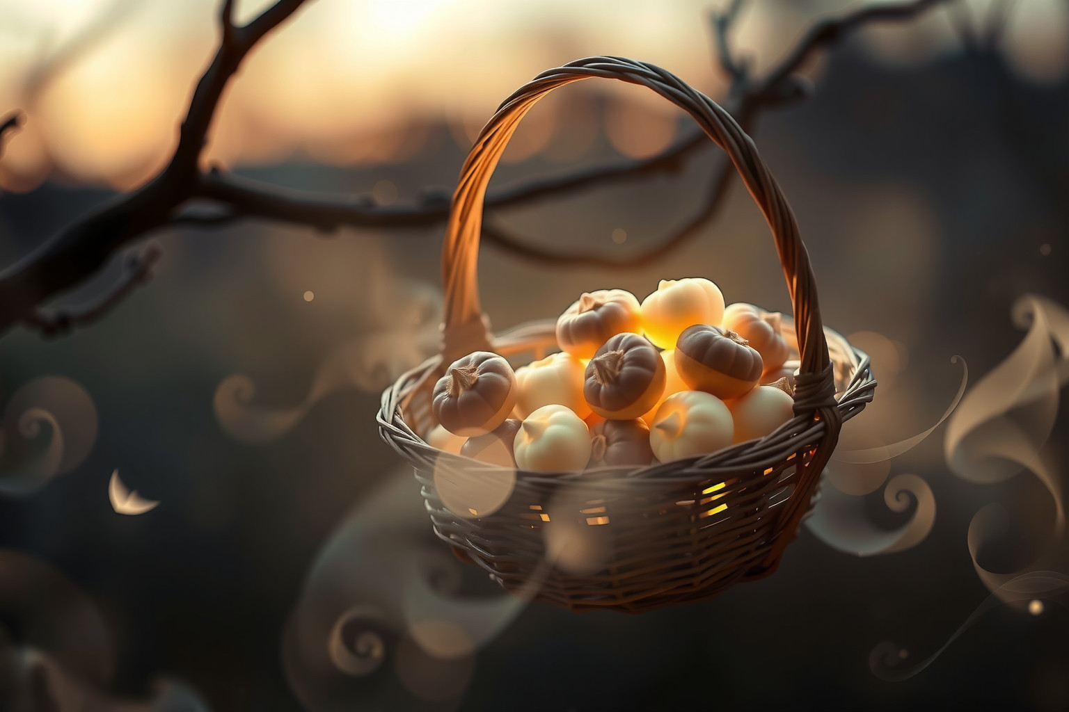 Sognare castagne in un cesto simboleggia abbondanza e prosperità futura.