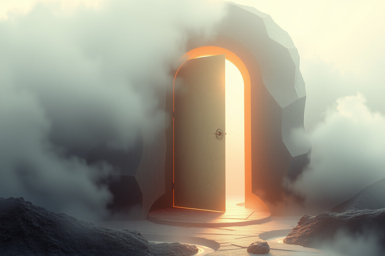 Sognare una porta bloccata simboleggia ostacoli interiori da superare.