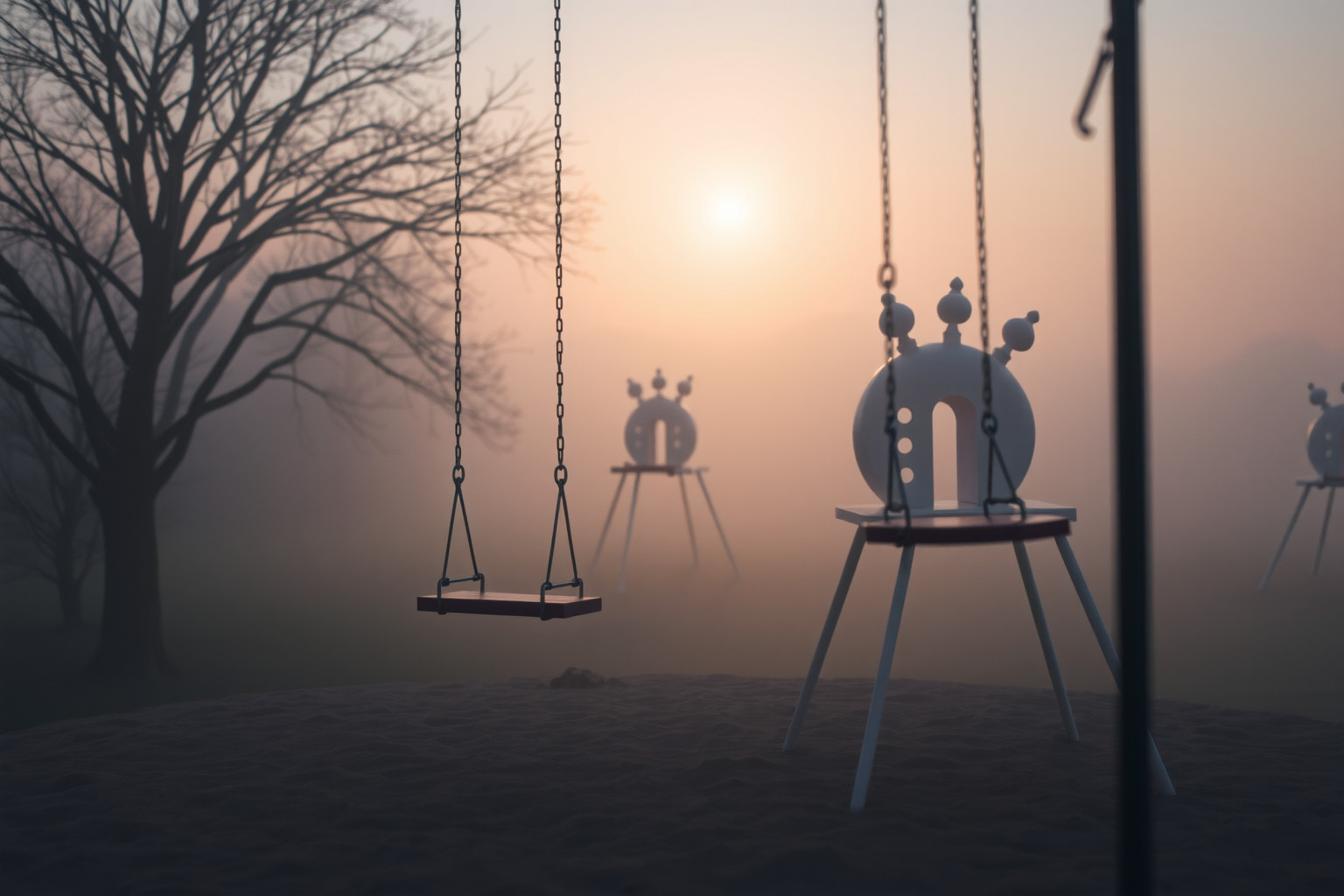 Sognare un parco giochi deserto riflette solitudine e desiderio di gioia.