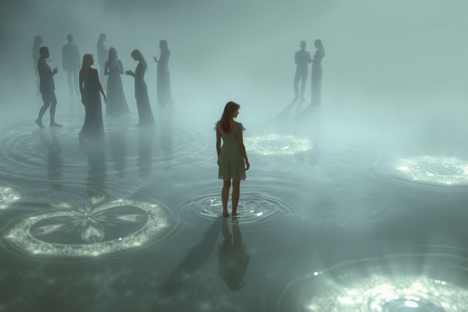 Sognare di evitare l’acqua riflette paura del giudizio sociale.