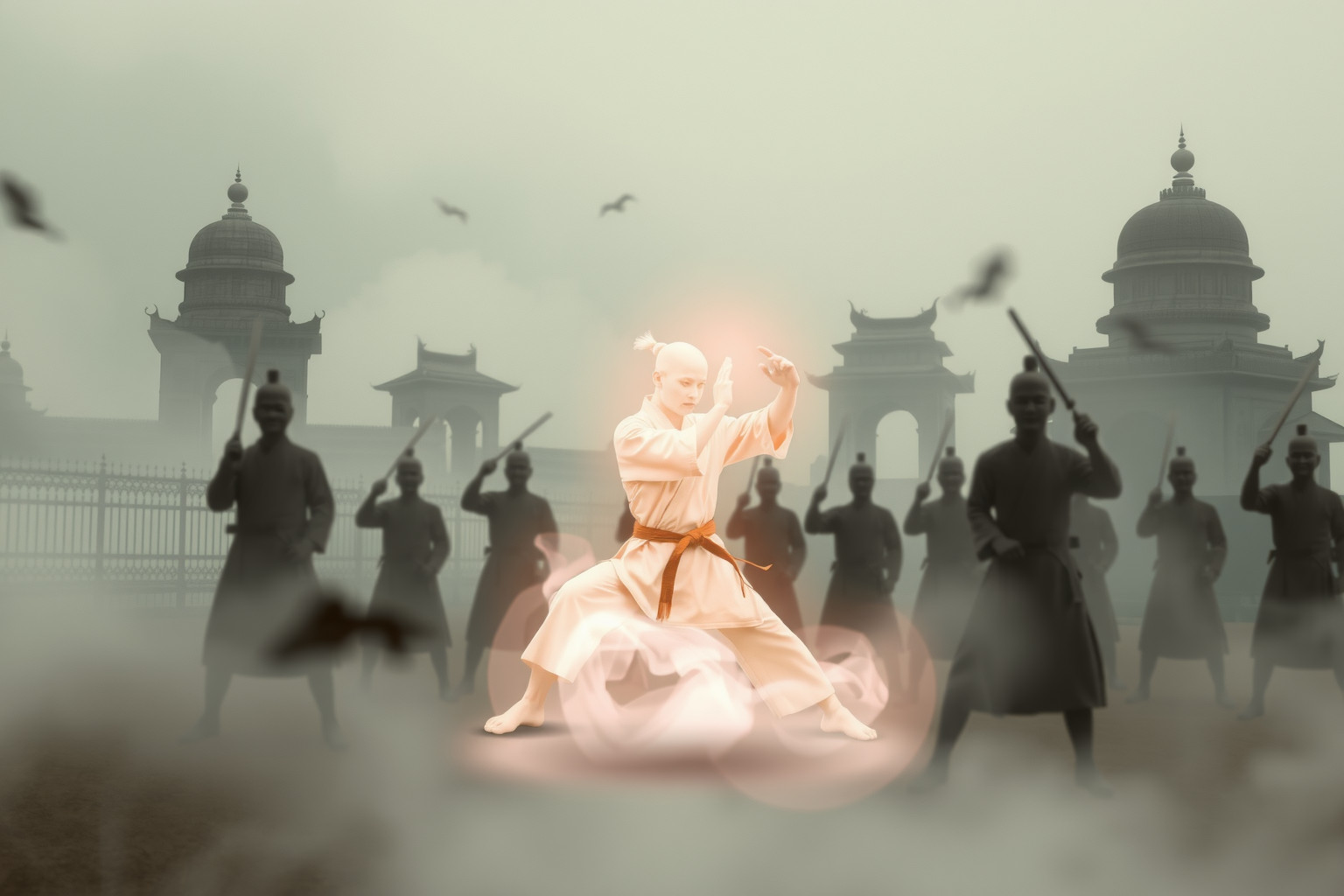 Sognare karate storico simboleggia forza radicata nelle tradizioni antiche.
