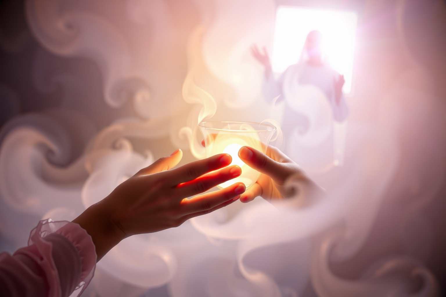 Ricevere la comunione da sacerdote noto simboleggia accettazione spirituale profonda.