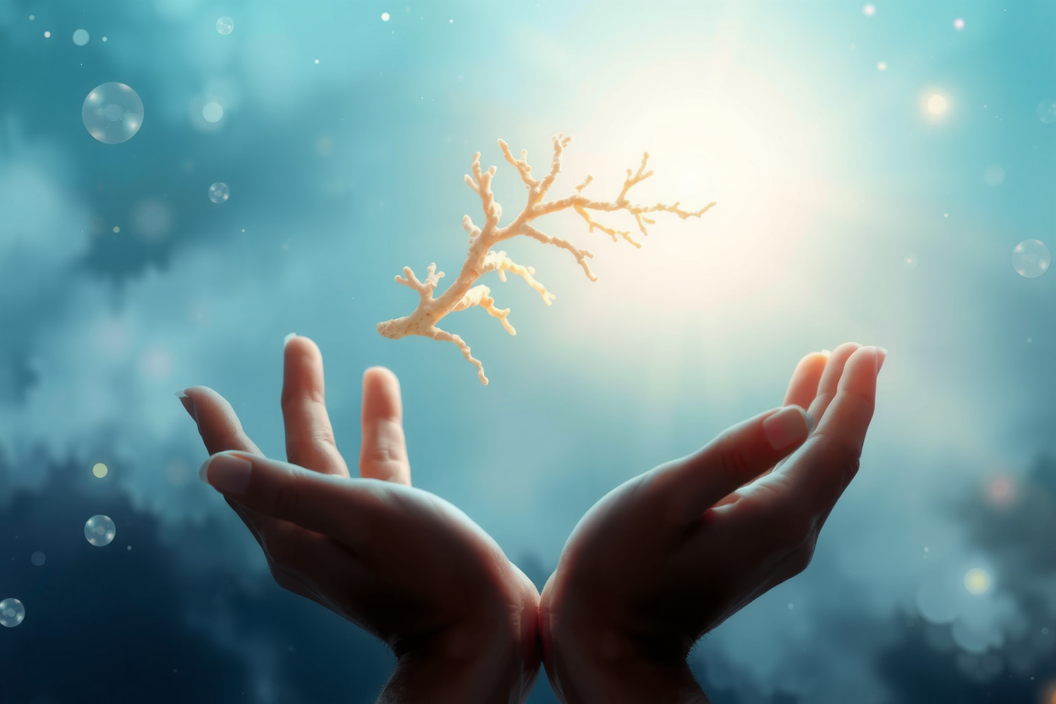 Ricevere un corallo in sogno simboleggia protezione e fortuna.