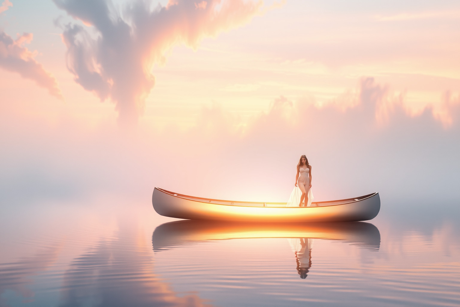 Sognare di scendere da una canoa simboleggia cambiamenti emotivi imminenti.