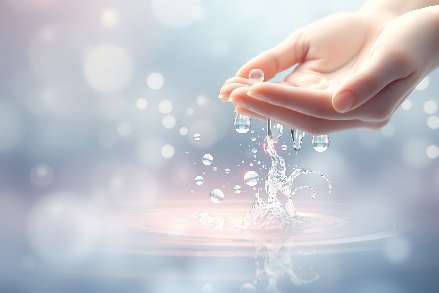 Sognare di spruzzare acqua simboleggia rinnovamento emotivo e purezza.