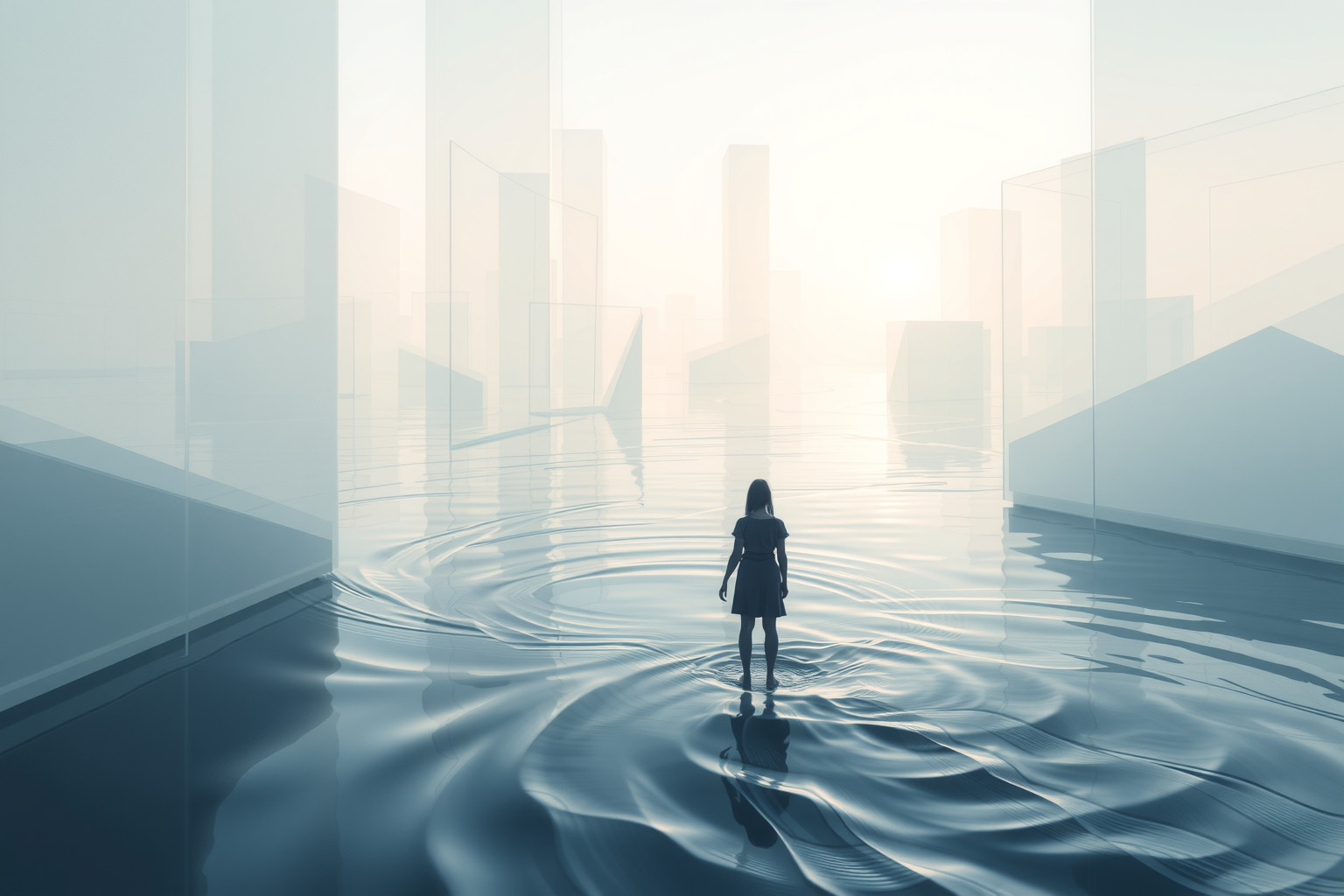 Sognare paura dell’acqua riflette ansie e sfide lavorative nascoste.