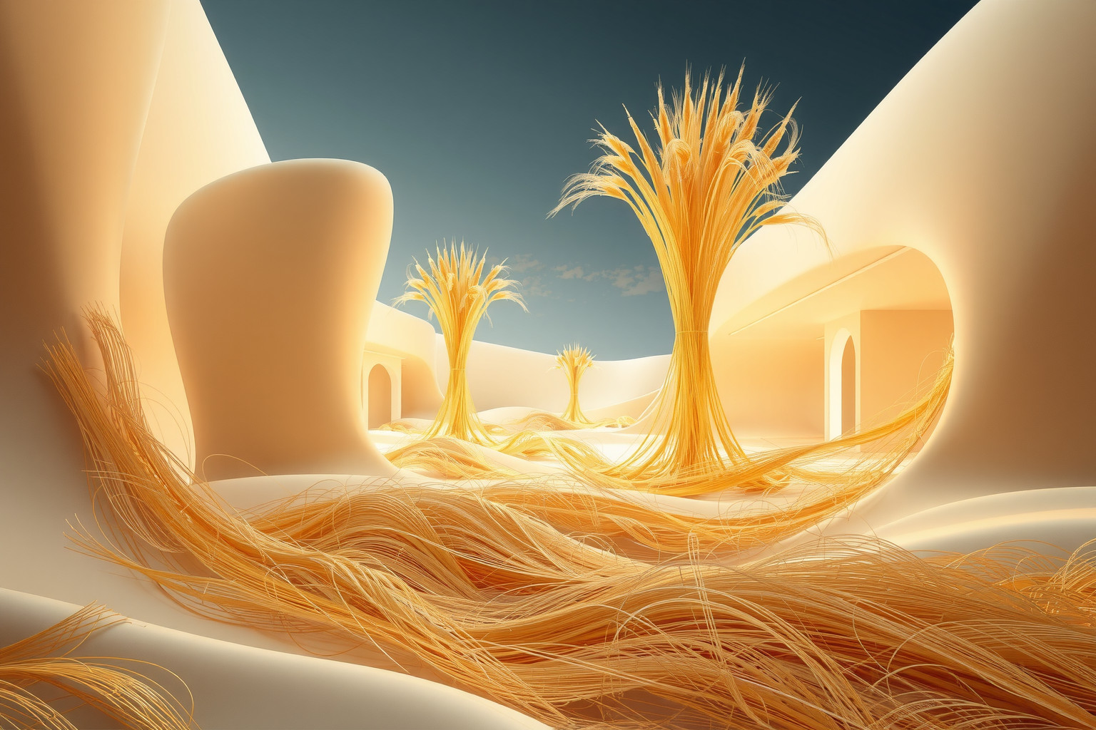 Nel moderno, la paglia simboleggia sostenibilità e innovazione ecologica.