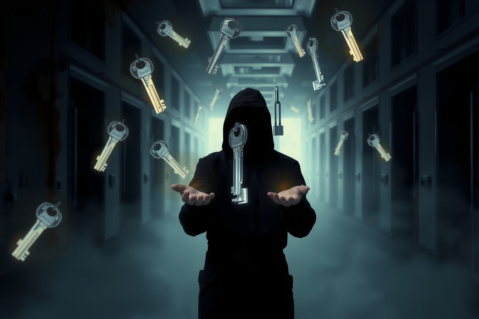 Sognare un bidello che perde chiavi rivela paura di insicurezza.