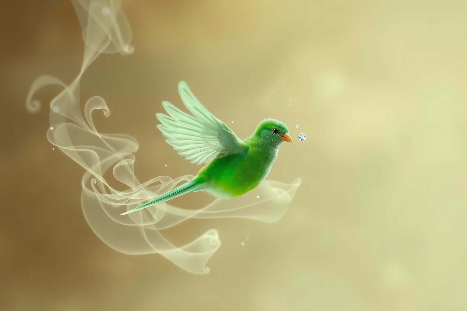 Sognare un fringuello verde morente simboleggia perdita di speranza.