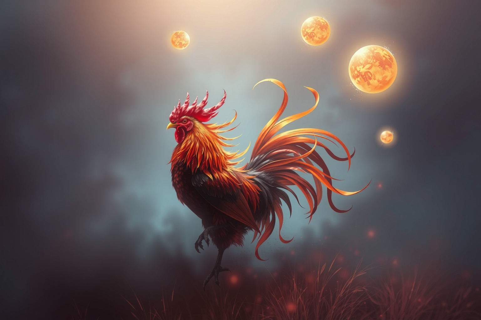 Sognare un gallo che attacca indica un conflitto imminente da affrontare.