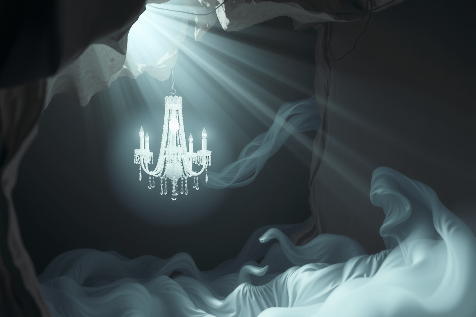 Sognare un lampadario inatteso svela desideri nascosti e intuizioni profonde.