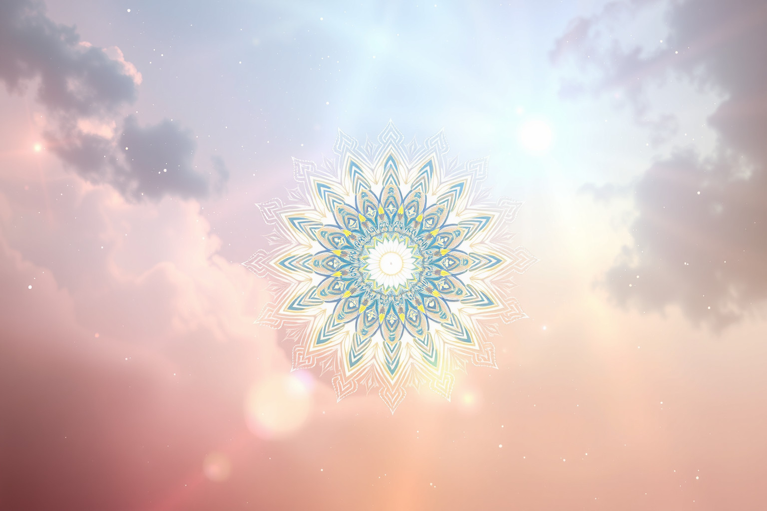 Sognare un mandala luminoso simboleggia illuminazione spirituale e armonia interiore.