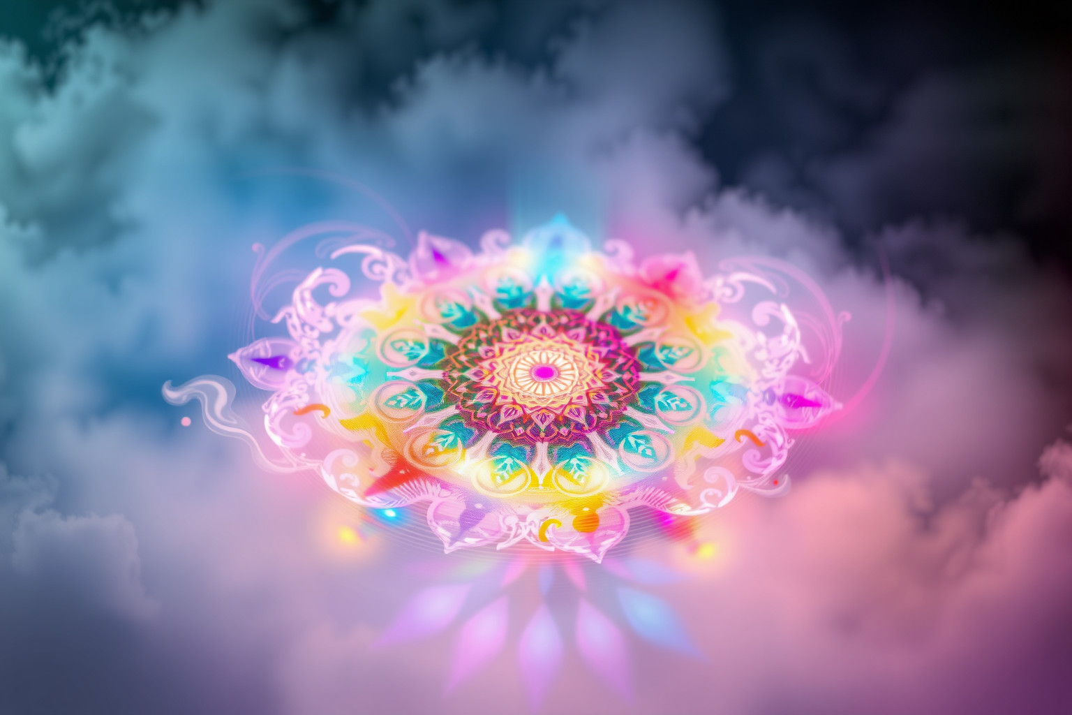 Sognare un mandala colorato simboleggia armonia interiore e creatività.