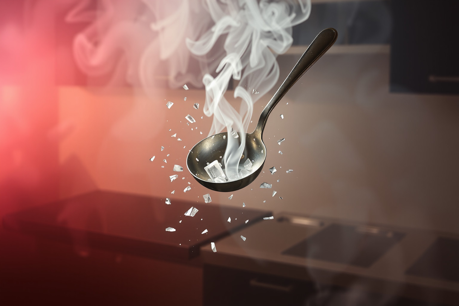 Sognare un mestolo rotto riflette ostacoli e imprevisti in cucina.