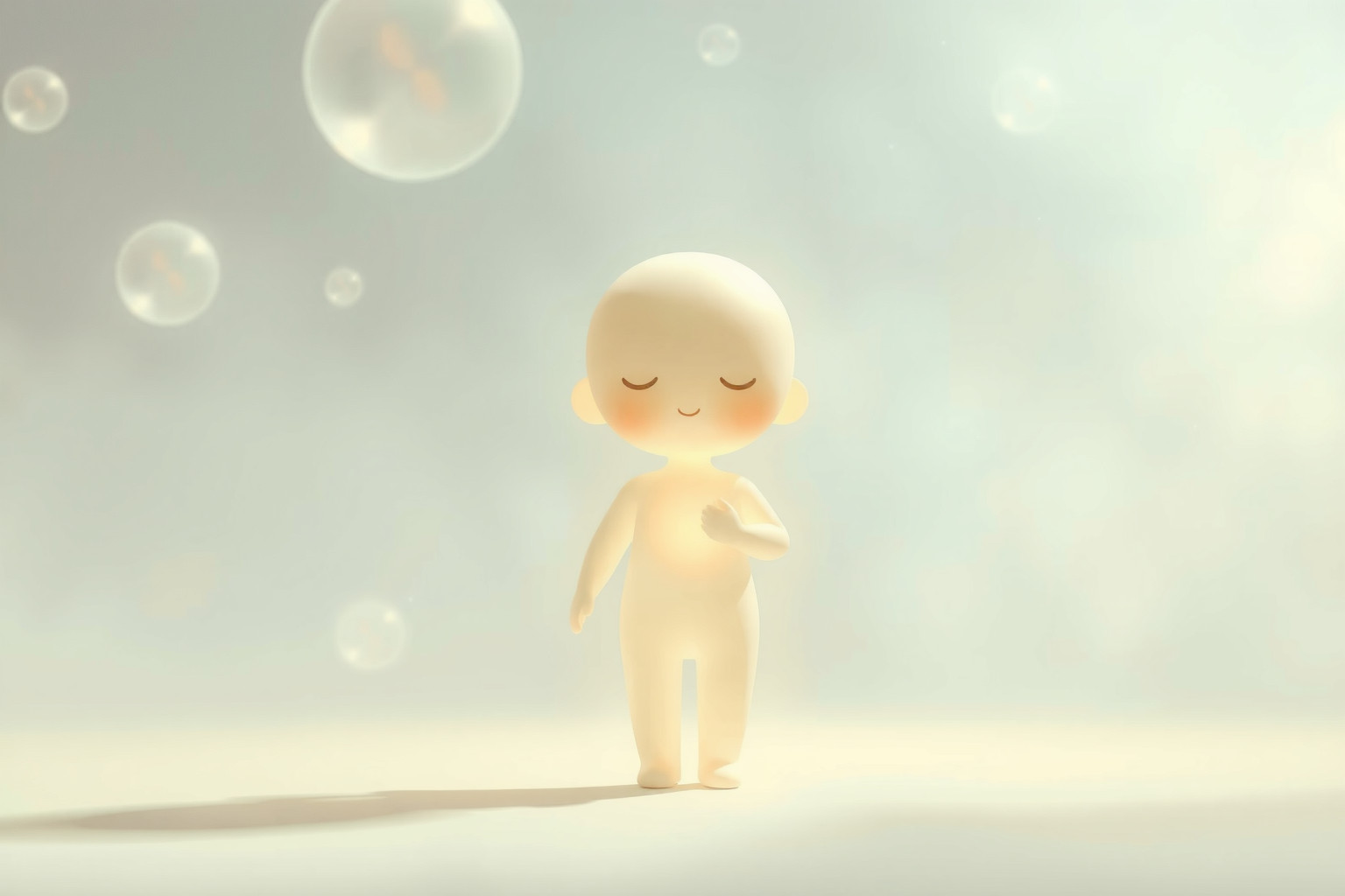 Sognare un muto in luce simboleggia nuova speranza e verità.