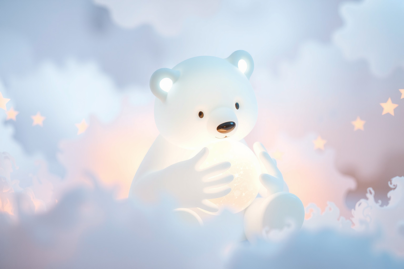 Sognare un orso polare amichevole simboleggia protezione e sicurezza interiore.