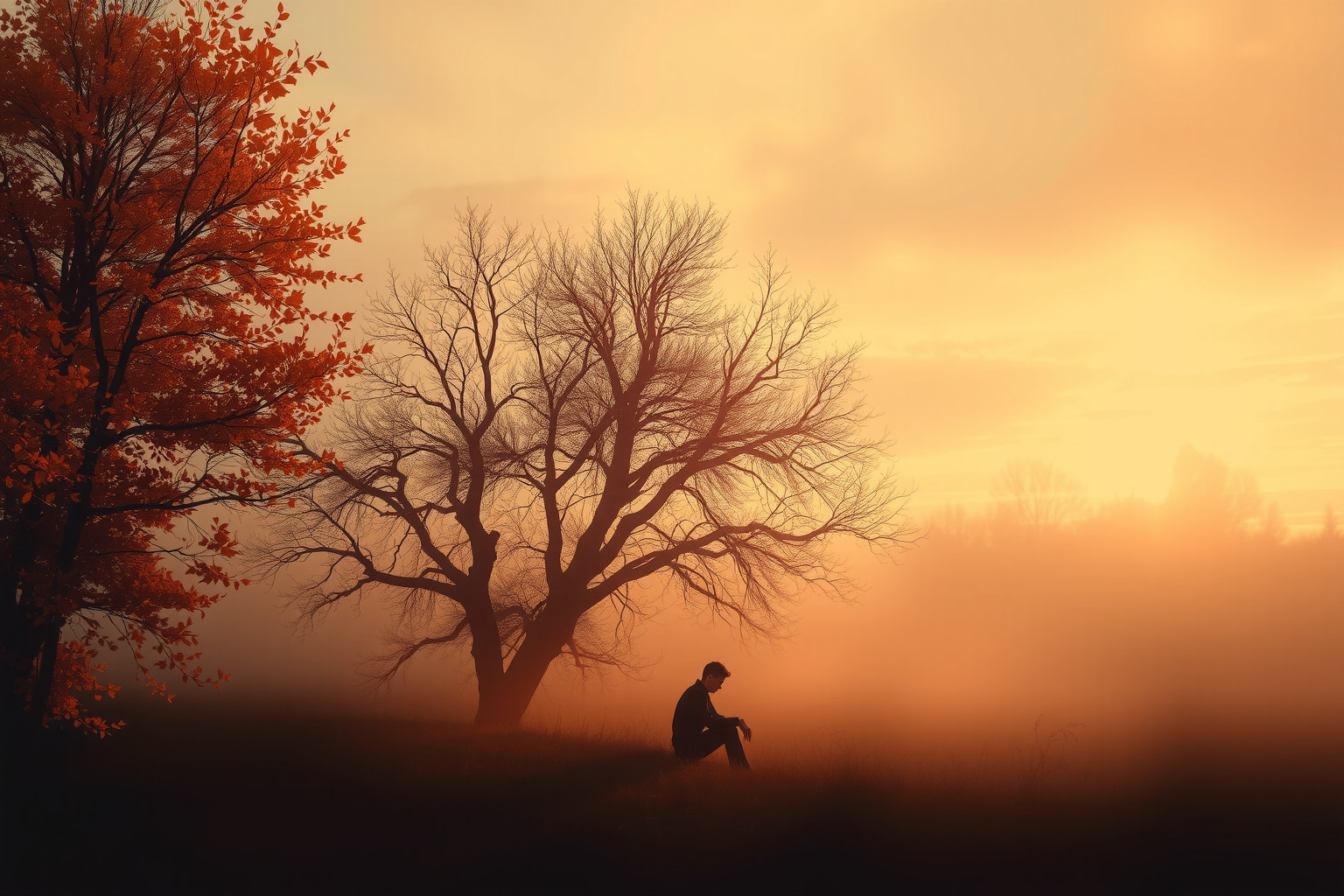Sognare un paesaggio autunnale simboleggia riflessione e cambiamento interiore.