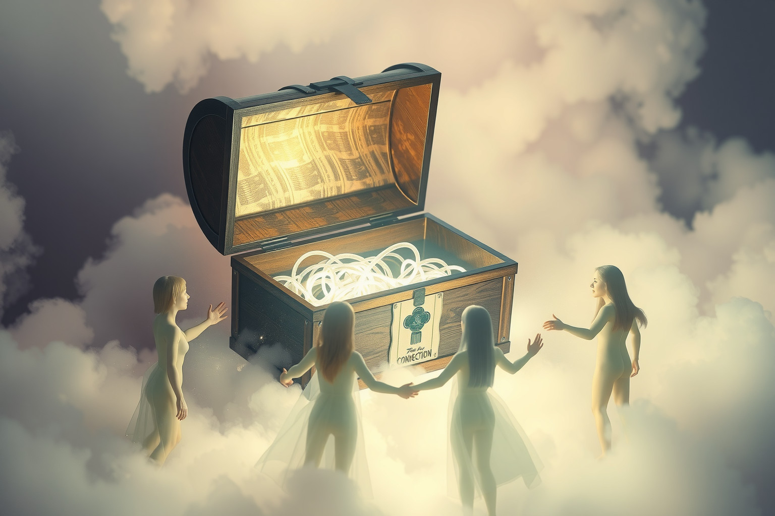 Sognare un tesoro con amici simboleggia un legame di collaborazione.