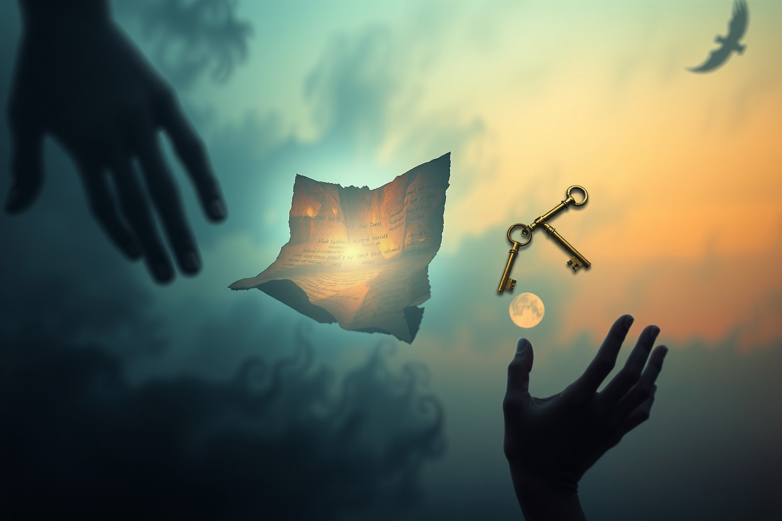 Sognare un testamento perduto riflette ansia per decisioni non prese.