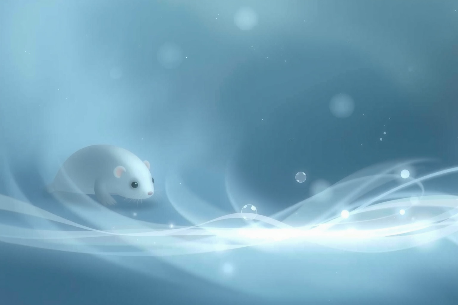 Sognare un topo talpa bianco simboleggia rinascita e purezza interiore.
