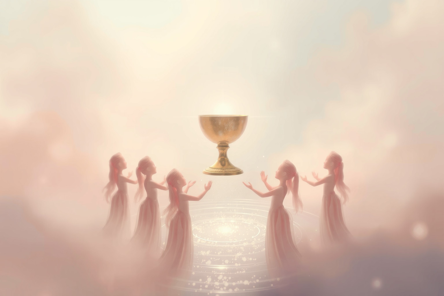 Sognare una comunione simboleggia unione spirituale e armonia interiore.
